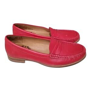 Copied - [H198] Driver Club USA Red Loafers, Women's Size 7